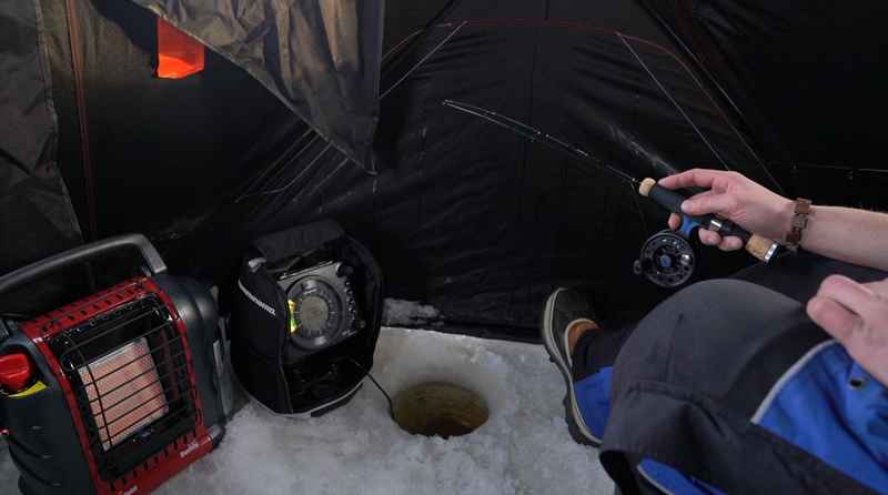 How to Ice Fish with a Heater