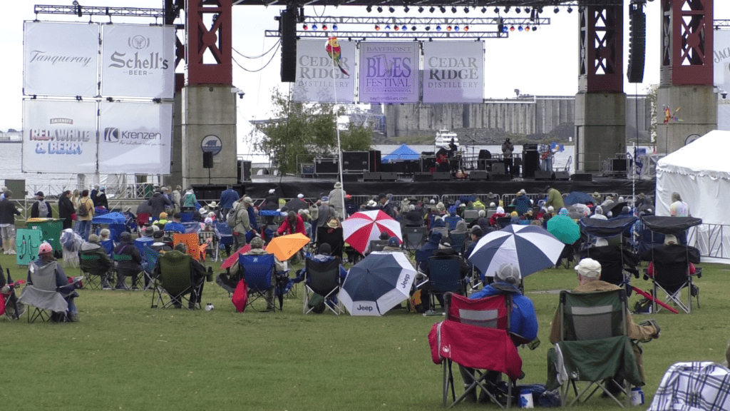 Hitting the stage at Bayfront Blues Festival