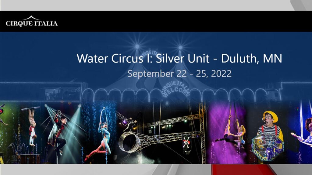 'Cirque Italia Water Circus' returns to the Miller Hill Mall