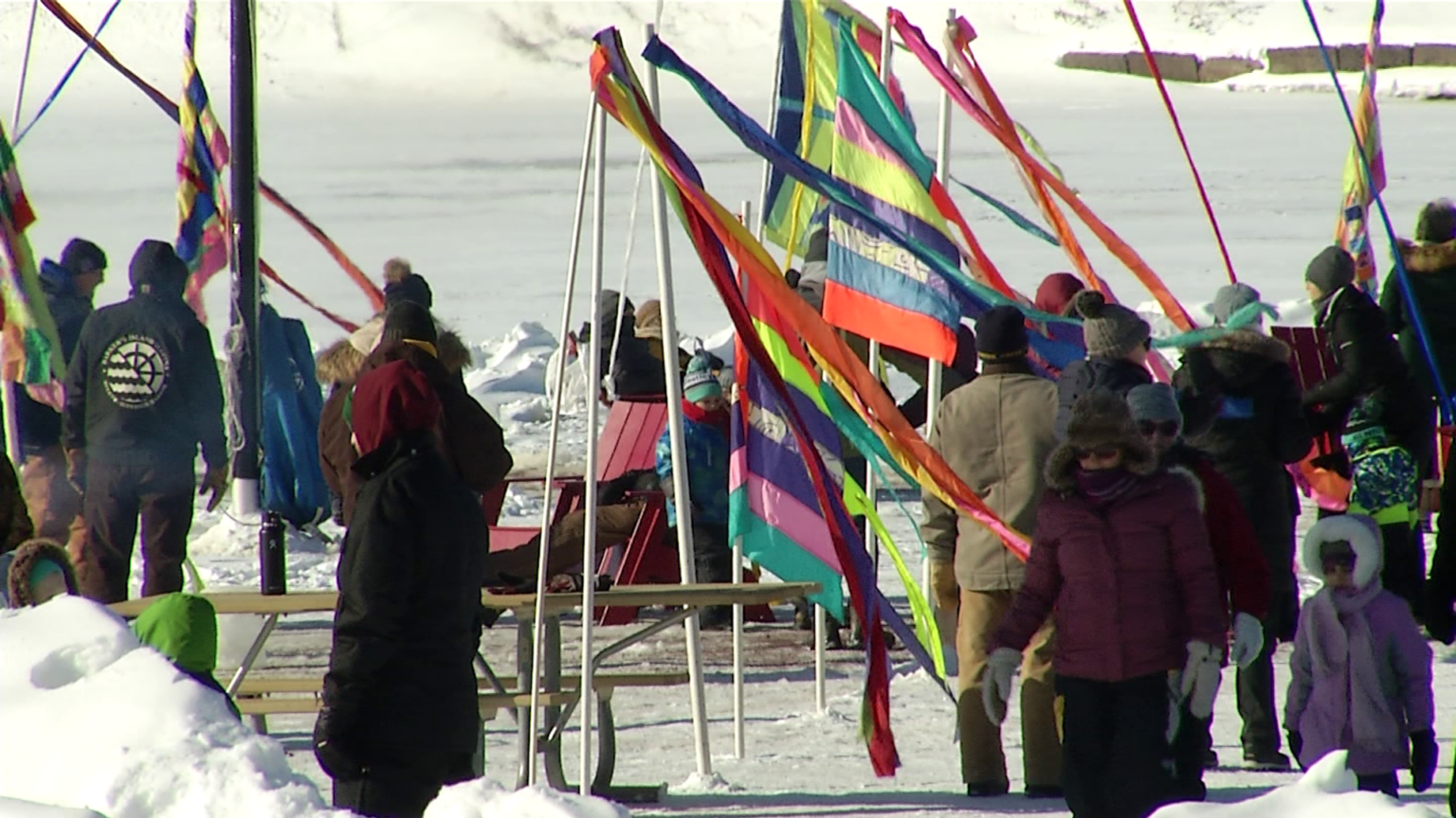 Lake Superior Ice festival wraps up on another icy Saturday