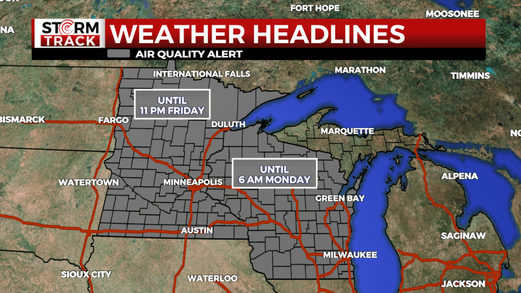 Air Quality Alert For Minnesota And Wisconsin 0136