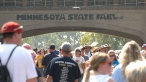 The crowd at the Minnesota State Fair
