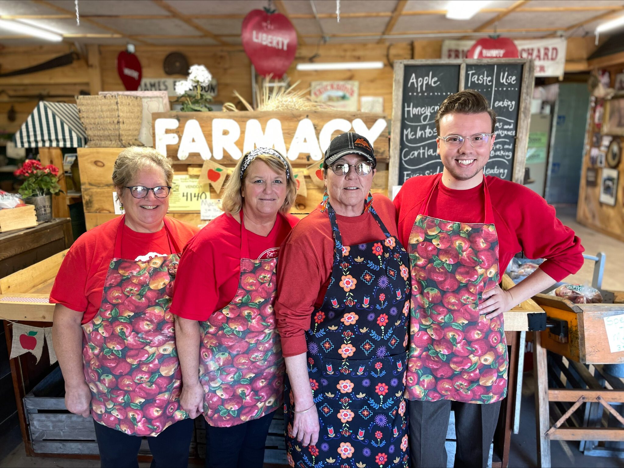 Baking with Erickson Orchards for Bayfield's Apple Fest