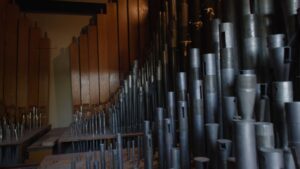 The Swell Division of the Denfeld Kilgen organ