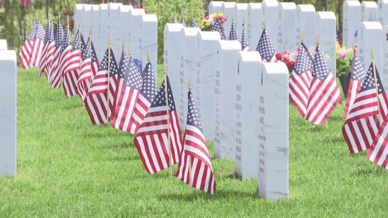 Honoring Fallen Service Members At State Veterans Cemetery