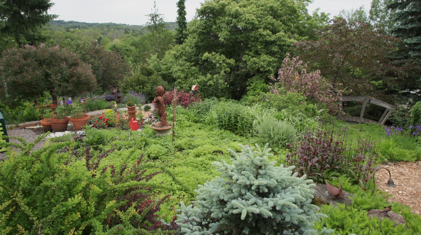 Bill Ziebarth's garden in the Piedmont Heights neighborhood