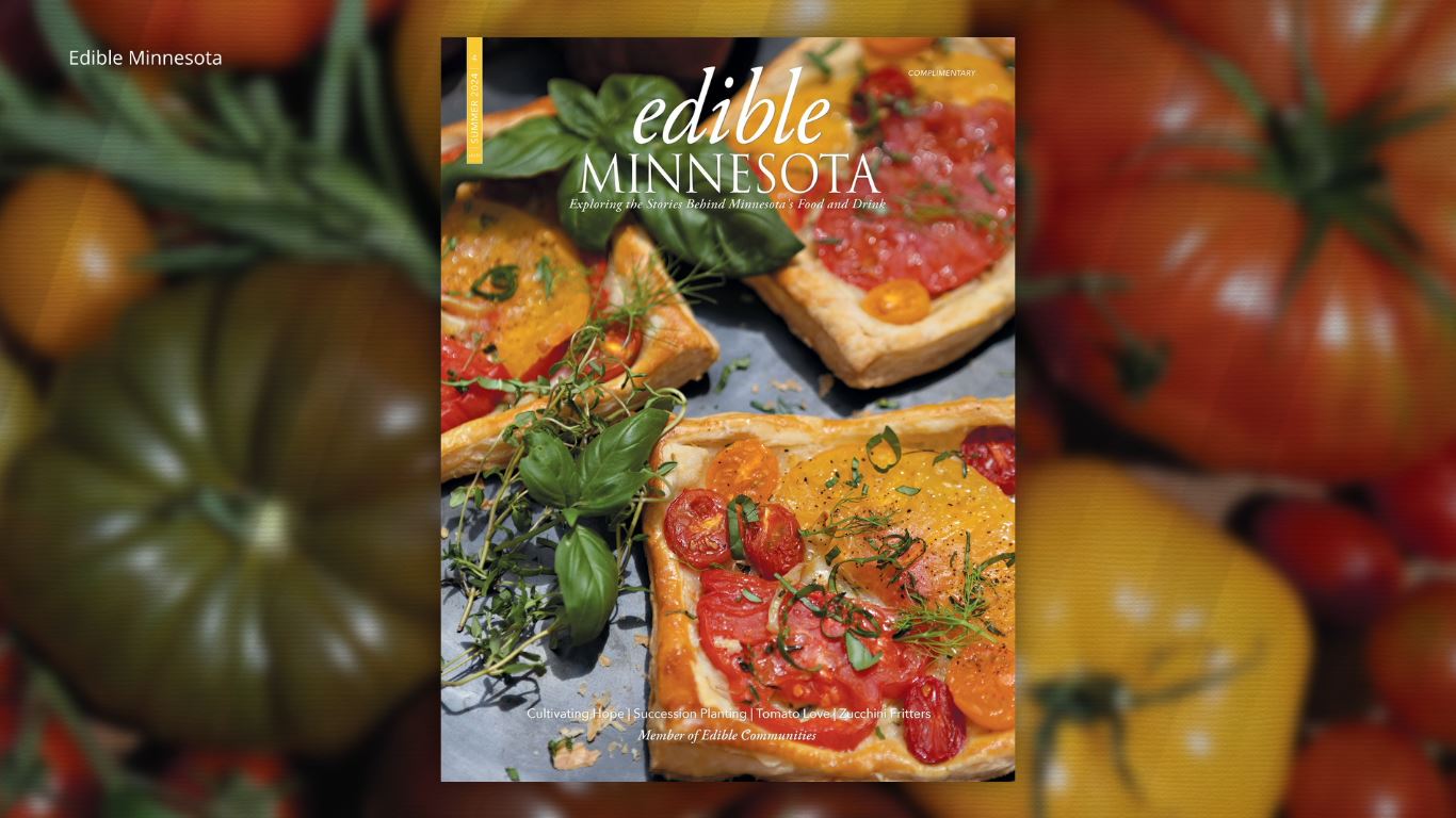 The cover of Edible Minnesota's summer edition.