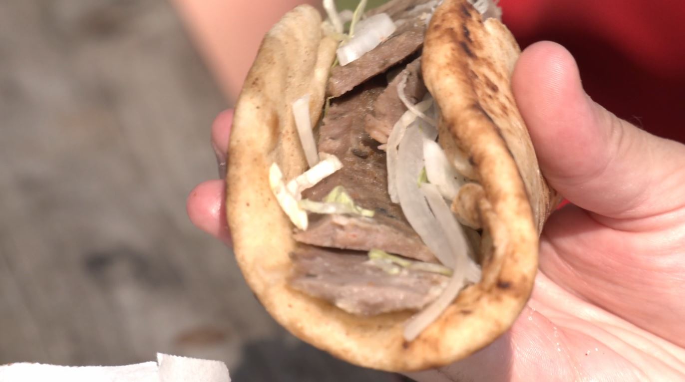 A gyro from Yanni's at the St. Louis County Fair