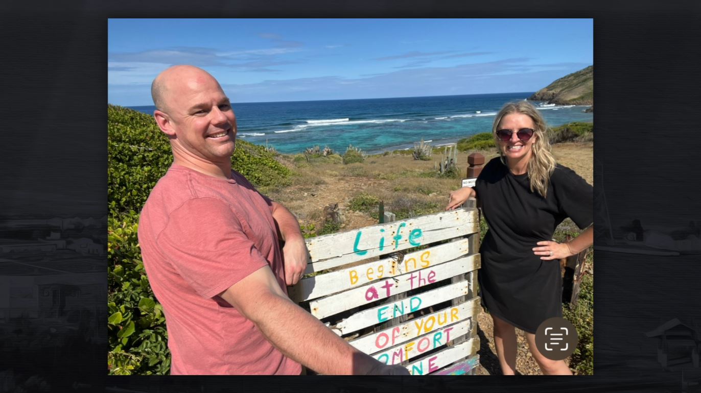 Doug and Martha Bremer on St. Croix