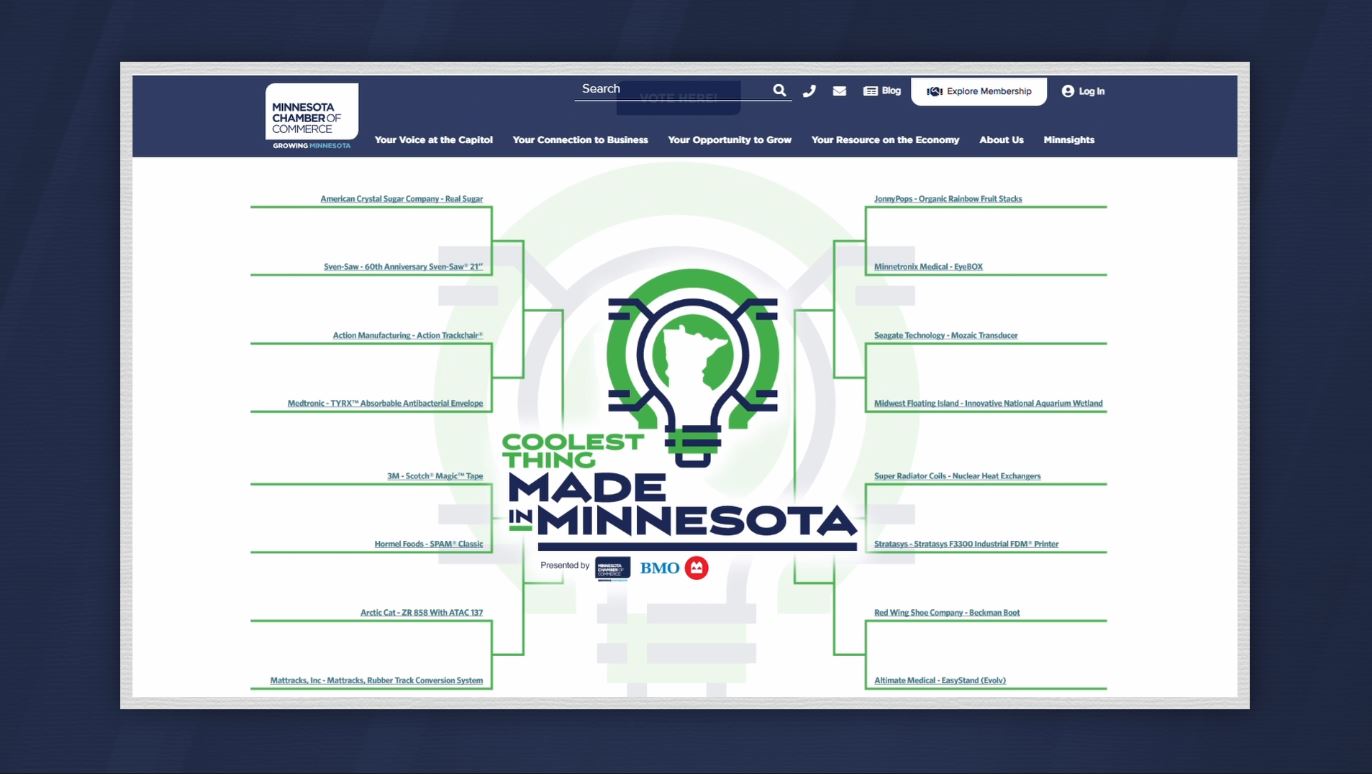 The Sweet 16 of the Coolest Thing Made in Minnesota contest