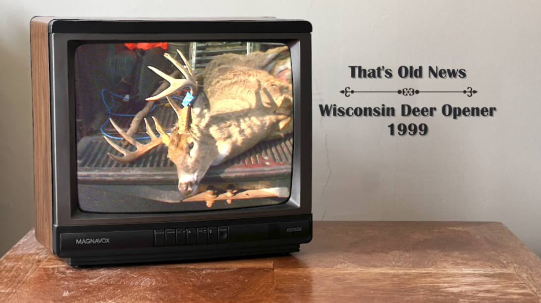 A buck shot during Wisconsin deer season 1999