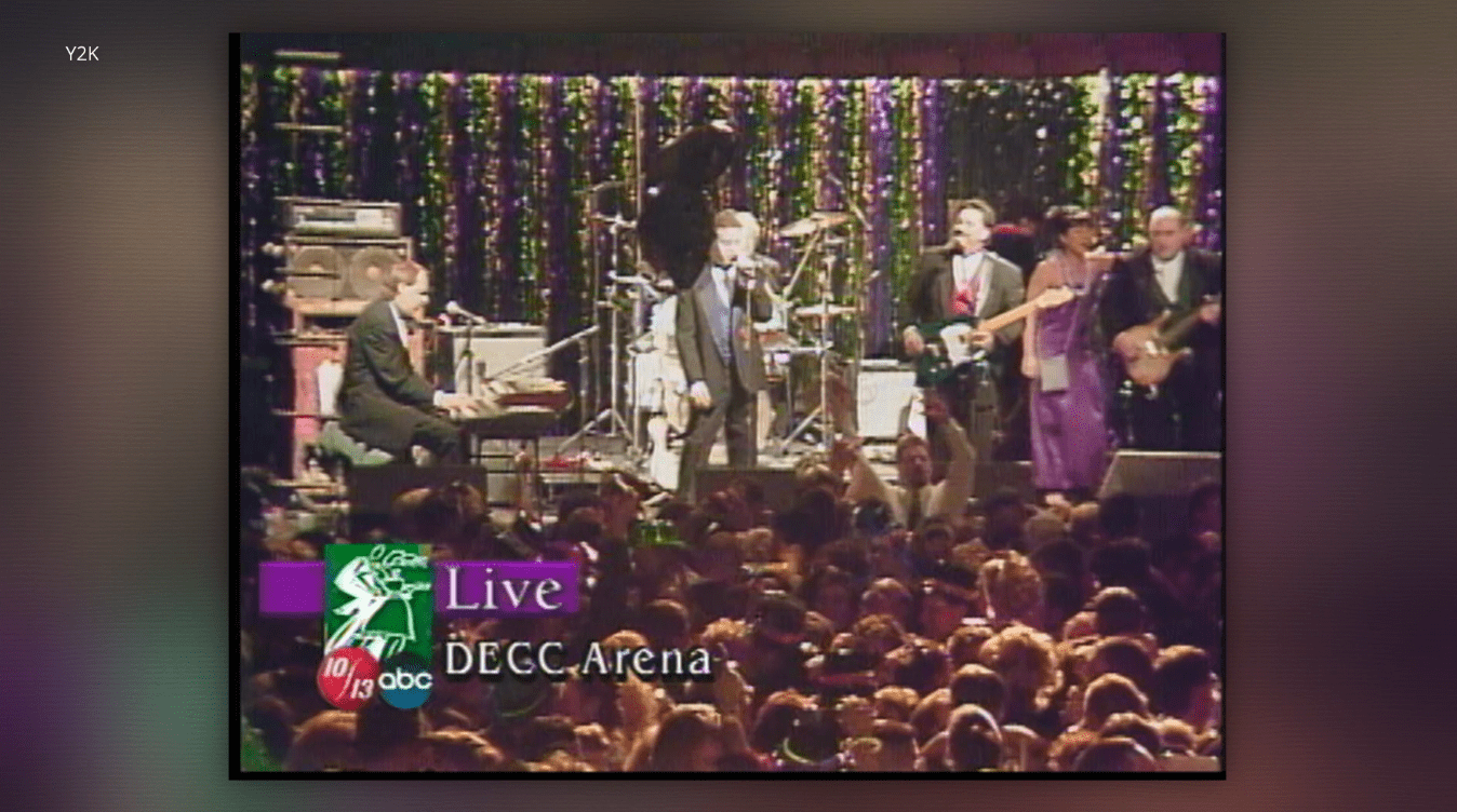 A party at the DECC on Dec. 31, 1999