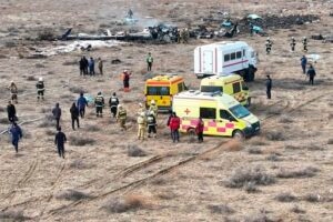 Azerbaijani Airliner Crashes In Kazakhstan, Killing 38, Officials Say ...